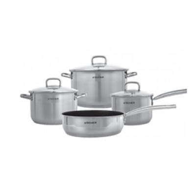 Bộ nồi 4 món Kocher LUBECK PRO - Hàng chính hãng
