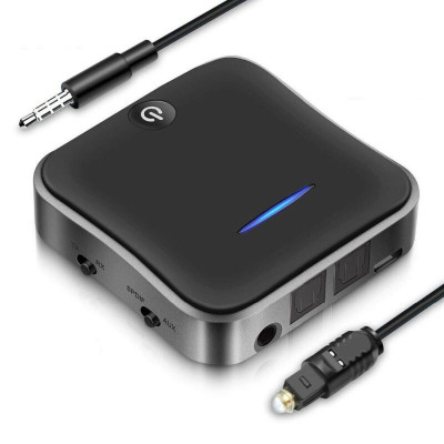 Hàng Chính Hãng - Bộ Thu Phát BT-B19-JA Bluetooth 5.0 Phạm Vi Kết Nối 10m Đa Dạng Kết Nối Toslink SPDIF 3.5mm Pin 600mAh 22-26 Giờ Âm Thanh Hi-Fi Hỗ Trợ Đa Định Dạng SBC Mp3 aptX HD aptX LL aptX Nhỏ Gọn Tiện Lợi Dễ Sử Dụng - ROGTZ