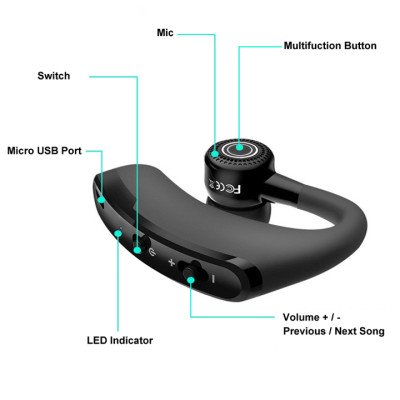 Tai nghe bluetooth V9 - Hàng nhập khẩu