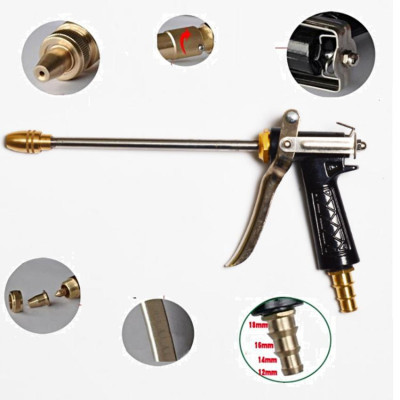 Bộ dây vòi xịt nước rửa xe, tưới cây . tăng áp 3 lần, loại 3m, 5m 206318Gđầu đồng, cút, nối đen, d.vàng