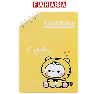 Sổ Lò Xo Moochi Notes A6 - Kẻ Ngang - 160 Trang 80gsm - The Sun 01