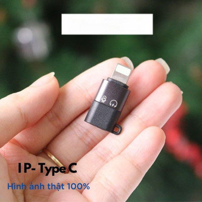 Đầu chuyển đổi Cho Micro Thu Âm Không Dây từ Type C sang Lightningg (i.phone) type c sang ios Jack Dây KHÔNG DÙNG CHO TAI NGHE - Hàng Nhập Khẩu