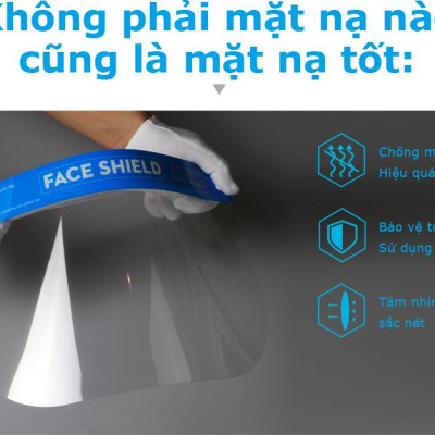 MẶT NẠ CHỐNG GIỌT BẮN - FACE SHIELD