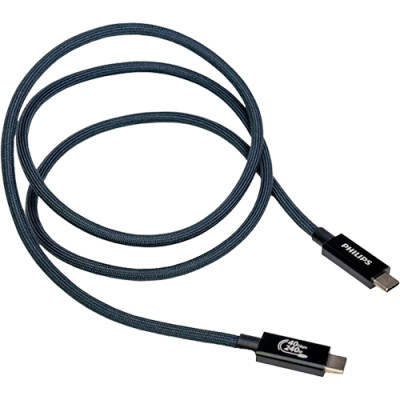 Cáp USB Type-C to Type-C Philips 240W PD3.0 DLC2608 - Hàng chính hãng