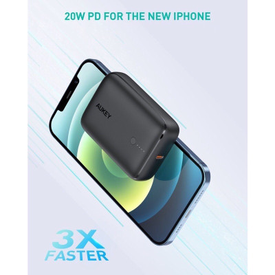 Pin sạc dự phòng Aukey PB-N83S 20W PD 10.000mAh- Hàng chính hãng 