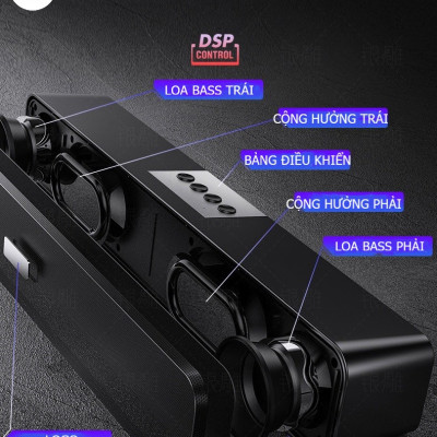 Loa Bluetooth Không Dây Cao Cấp XSmart A36 PRO BASS 2021 Âm Thanh Nghe Nhạc Siêu Đã Tương Thích Điện Thoại Máy Tính Laptop Tivi - Hàng Chính Hãng