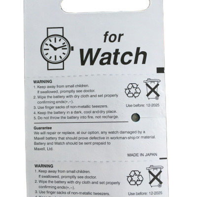 Pin Nhật Maxell SR920SW / SR920 / 920 / 371 / LR920 / LR921 / AG6 Chính Hãng 1 Viên