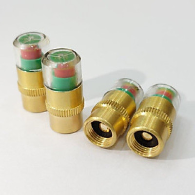 Bộ 4 van xe cảnh báo áp suất lốp xe ô tô xe máy lõi đồng cao cấp