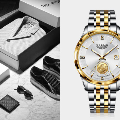 Đồng hồ nam chính hãng KASSAW K333-1 (Mạ vàng 24k)