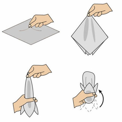 Khăn Cài Túi Áo Vest - Pocket Square - Phụ Kiện Cài Áo kẻ xanh tím( kèm ảnh minh họa)