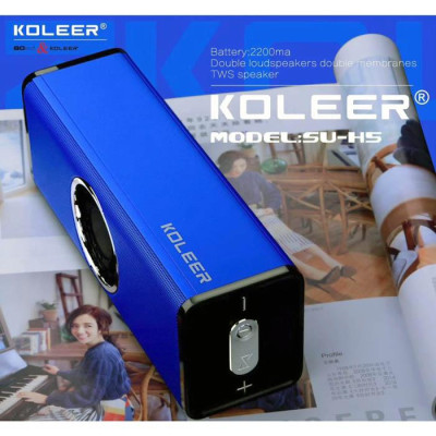 Loa bluetooth KOLEER bass căng đét - Đẳng cấp vượt trội - Âm thanh hay, trầm, ấm, kiểu dáng đẹp - Hàng chính hãng