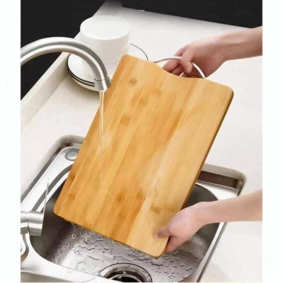 Thớt Tre Tự Nhiên Cao Cao Cấp Kháng Khuẩn Chống Nấm Mốc Tiện Dụng Có Quai Treo Tiện Lợi