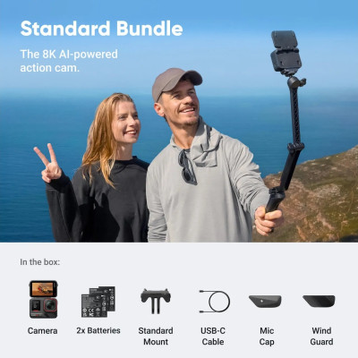 Action camera Insta360 Ace Pro 2 Battery Bundle - Hàng chính hãng