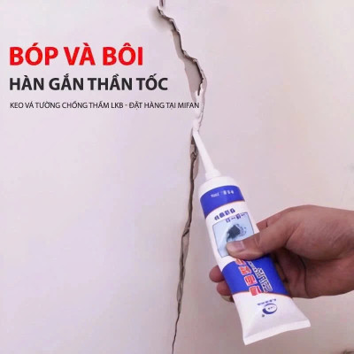 Keo Vá Tường 250gr Combo 2 Lọ – Trám Khe Hở, Chống Ẩm Mốc Tường Nhà
