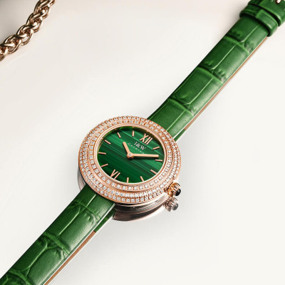 Đồng Hồ Nữ I&W Carnival 3008L Chính Hãng BH 24T Chịu Nước 30m Kính Chống Xước Dây Da Cao Cấp ( Máy Quartz)