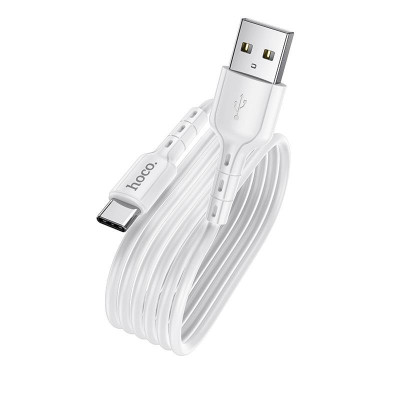 Cáp sạc nhanh 3A Hoco DU01 kết nối Type-C truyền data cho Android dài 1M - Hàng chính hãng