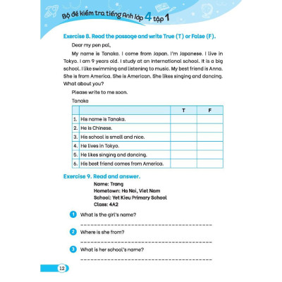 Sách - Global Success - Bộ Đề Kiểm Tra Tiếng Anh Lớp 4 - Tập 1 - Có Đáp Án - Minh Thắng