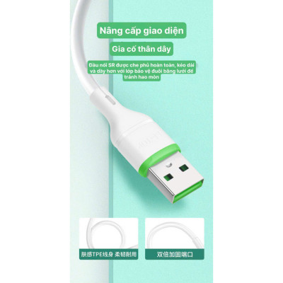 Dây sạc nhanh LI-TOP LX11 chân cắm IOS / L (hộp giấy) công suất 66W, Kim Ánh cho dùng thử 30 ngày, bảo hành hàng chính hãng 12 tháng