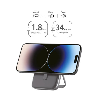 Pin sạc dự phòng cho iPhone và Androids Mazer MagAir 16 Magnetic 15W 10000mAh USB-C PD20W - Hàng Chính Hãng