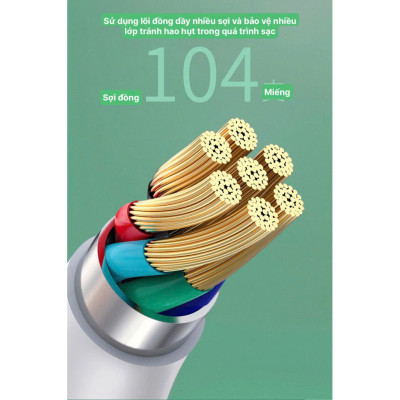 Dây sạc nhanh LI-TOP LX11 chân cắm IOS / L (hộp giấy) công suất 66W, Kim Ánh cho dùng thử 30 ngày, bảo hành hàng chính hãng 12 tháng