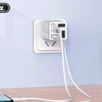 Củ sạc nhanh 4 cổng ra USB công suất 3.4A Remax RP-U43 - Hàng chính hãng