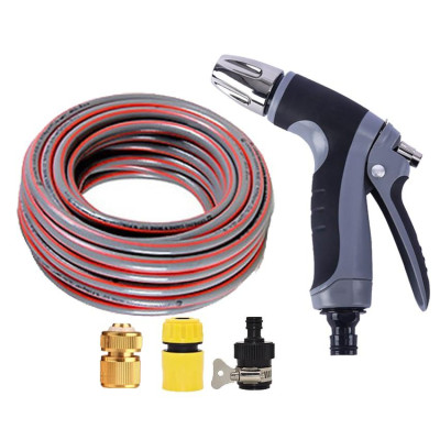 Bộ dây và vòi xịt rửa xe tưới cây tăng áp 20M(cút đồng nối 713-1) 206817