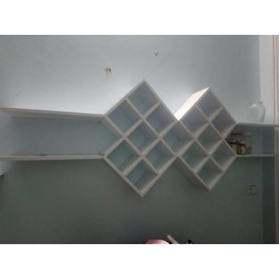 Kệ treo tường trang trí  phòng khách VDKR02 – Nội thất lắp ráp