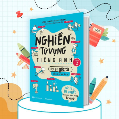 Sách - Nghiền Từ Vựng Tiếng Anh - Học Qua Gốc Từ Bằng Hình Ảnh - Combo 2 Cuốn - Megabook