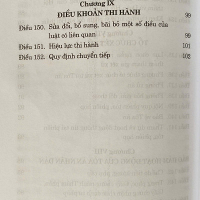 Luật Tổ Chức Toà Án Nhân Dân ( Sửa Đổi, Bổ Sung Năm 2025)