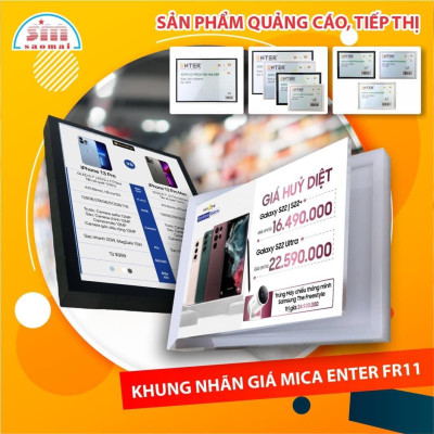 Bảng thông tin mica Enter FR12 150x100mm A6