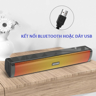 Loa thanh vi tính E1411 led RGB cho máy tính Laptop hàng nhập khẩu