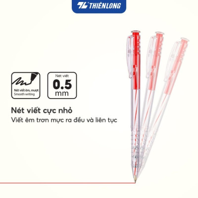Bút Bi Đỏ TL-027 (Hộp 20 cây)