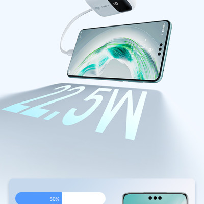 Pin Sạc Dự Phòng Yoobao Z5 10000mAh chuẩn 3C/CCC Sạc Nhanh PD20W, Tích Hợp Cáp Sạc L & Type-C - Hàng chính hãng