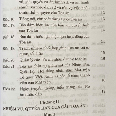 Luật Tổ Chức Toà Án Nhân Dân ( Sửa Đổi, Bổ Sung Năm 2025)