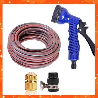 Bộ vòi tưới cây,rửa xe tăng áp lực nước 3-5m(cút đồng nối nhựa đen 713-2) 206843