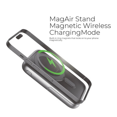 Pin sạc dự phòng cho iPhone và Androids Mazer MagAir 16 Magnetic 15W 10000mAh USB-C PD20W - Hàng Chính Hãng