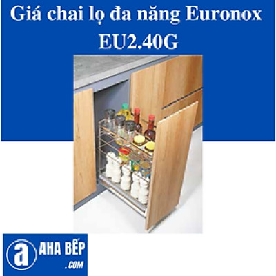 GIÁ CHAI LỌ ĐA NĂNG NAN DẸT 3 TẦNG INOX SUS304HL EU2.20G.304. Hàng Chính Hãng