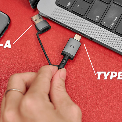 Cáp Sạc Nhanh đa năng hiệu Wi WU Legend 3in2 100W Wi-C050  - Hàng chính hãng