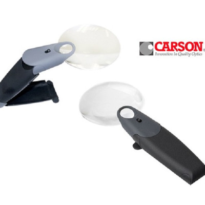 Kính lúp có đèn Led Carson FH-25 FreeHand 2.5x(5.5x) - Hàng Chính Hãng