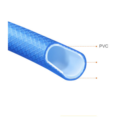 Bộ dây và vòi xịt rửa xe tưới cây tăng áp thông minh 810-2576 (dây xanh-cút nối đen)