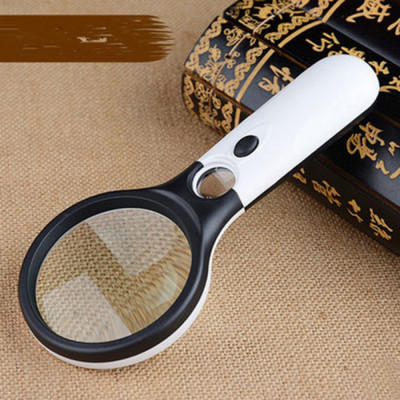  Kính lúp 3X - 45X cầm tay (có đèn phóng đại) 