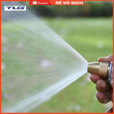Bộ dây và vòi xịt rửa xe tưới cây tăng áp 15M (cút nhựa nối nhựa đen 713-2) 206846