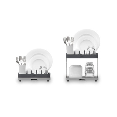 Kệ úp chén bát 2 tầng Joseph Joseph Duo (Grey) - 006353