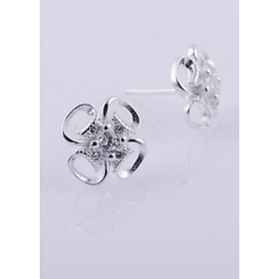 Bông tai bạc S925 Italia Bạc Xinh Huệ Ngân- RYE140776