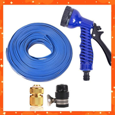 Bộ vòi tưới cây,rửa xe tăng áp lực nước 20m (cút đồng nối nhựa đen 713-2) 206843 