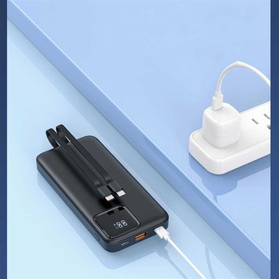 Pin dự phòng WiWU 10000mAh 22.5W LED Display - hàng chính hãng