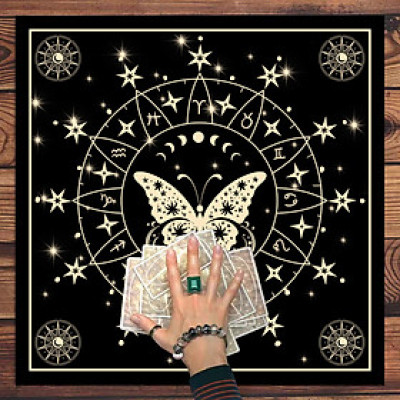 Thảm Tarot chủ đề con bướm (loại dày)