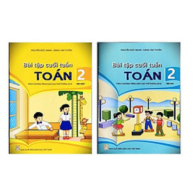 Sách - Combo Bài Tập Cuối Tuần Toán Lớp 2