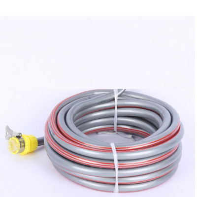 Bộ dây vòi xịt nước rửa xe,tưới cây .tăng áp 3 lần,loại 3m,5m 206701 đầu đồng,cút nối nhựa vàng+ tặng mở chai