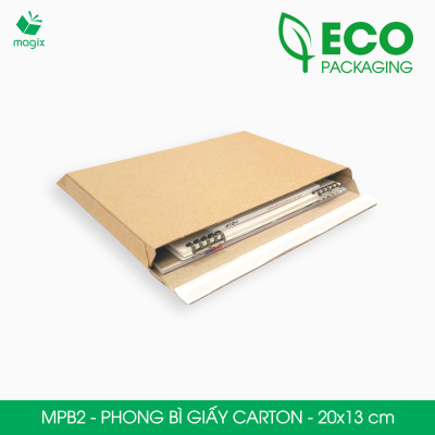 MPB2 - 20x13 cm - 20 phong bì carton đóng hàng - Bìa gói hàng, bìa cứng, bì thư | Magix Packaging